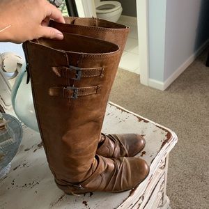 Steve Madden Leather Riding Boots